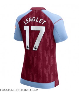 Günstige Aston Villa Clement Lenglet #17 Heimtrikot Damen 2023-24 Kurzarm